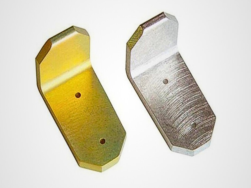 Alodine Coated Parts before & after